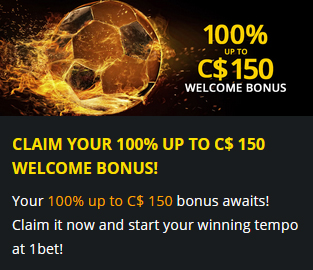 1Bet Welcome Bonus