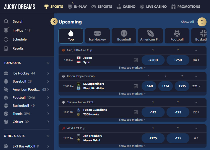 lucky-dreams-sports-offer