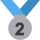 Medaille Zweiter