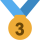 Medaille Dritter