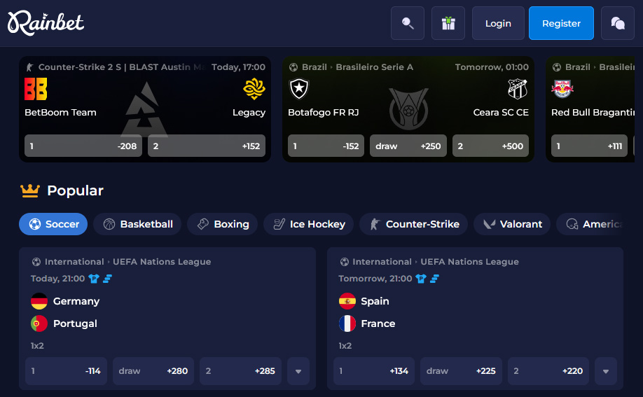 rainbet-sportsbook-home